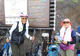 2泊で登る超ゆったり行程の富士登山のイメージ