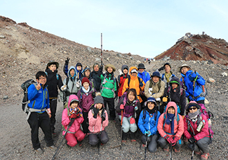 2泊で登る超ゆったり行程の富士登山のイメージ