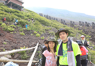 2泊で登る超ゆったり行程の富士登山のイメージ