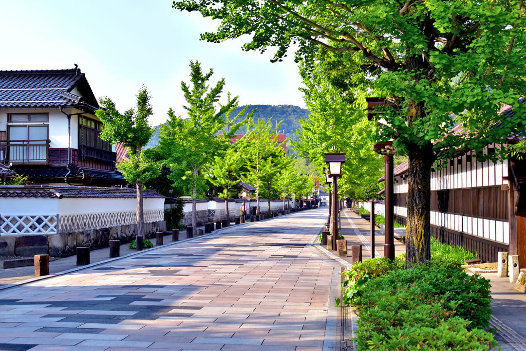 津和野の美しい街並み