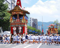 祇園祭 八坂神社付近の様子（イメージ）