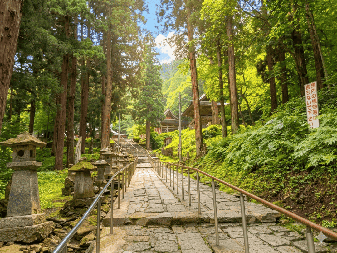 亀岡文殊 参道