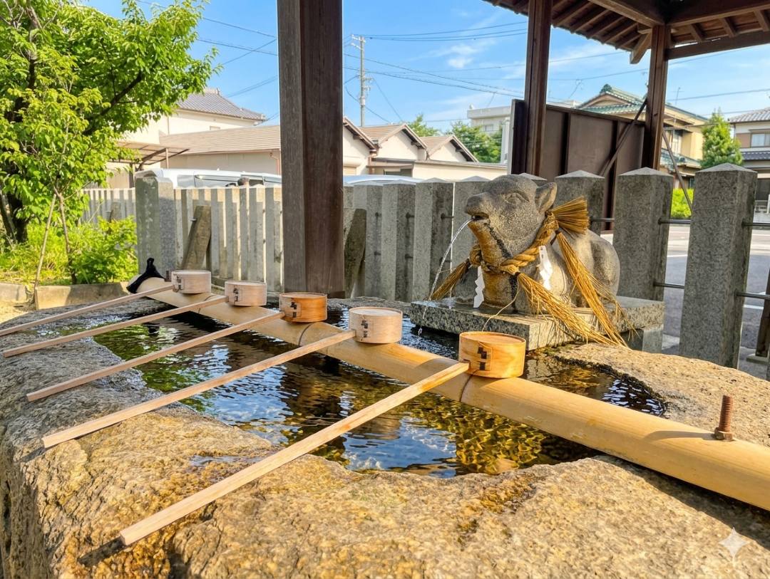 羊神社 ひつじの手水
