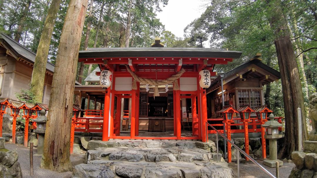 天之鈿女命を主神として祀る「椿岸神社」