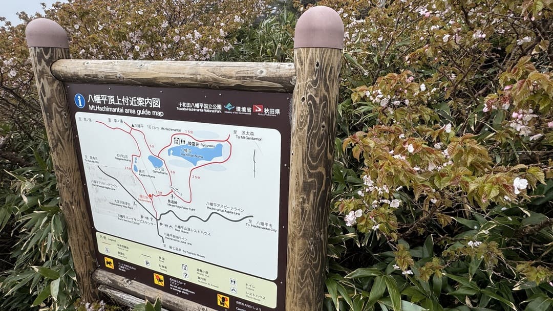 見返峠登山口付近