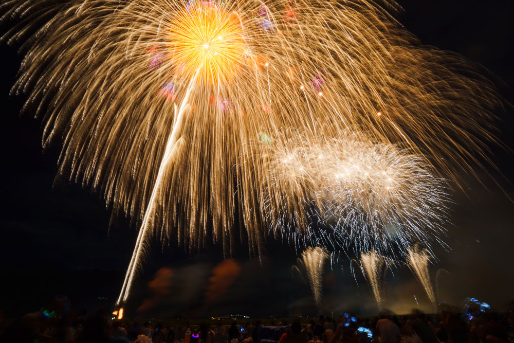 神明の花火～約２万発の夜空に咲く大輪の花～
