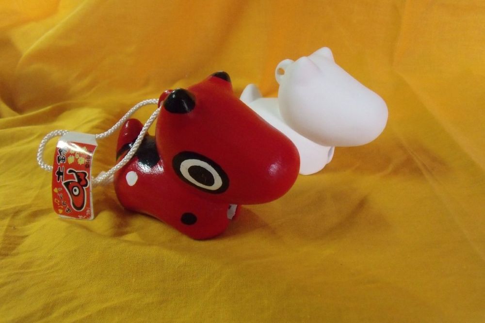 あかべぇ土鈴絵付け