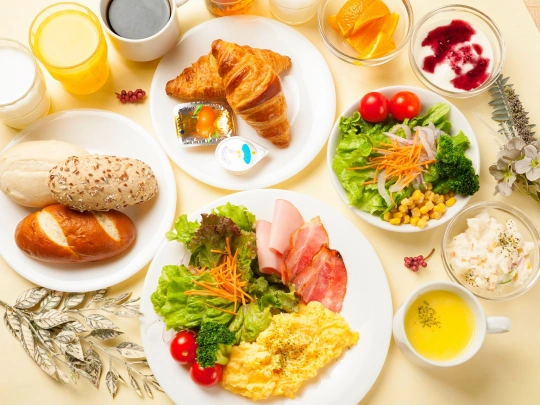 ホテルルートイン会津若松 洋食の朝食例イメージ