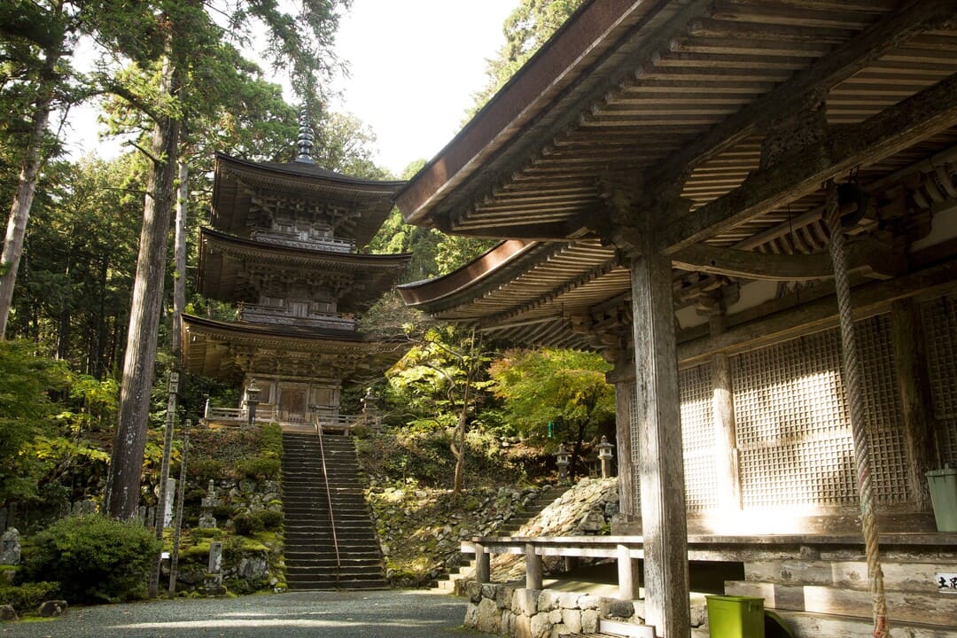 明通寺_国宝の本堂と三重塔