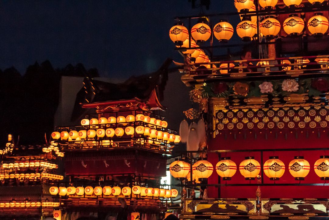 秋の高山祭り　宵祭り