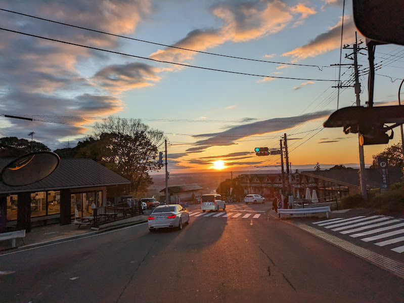 タイミングがあえば夕陽もきれいです