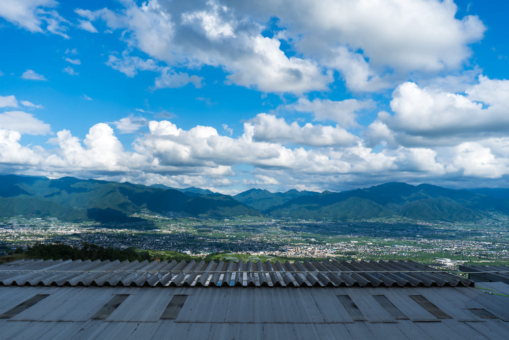 ほったらかし温泉から見る景色