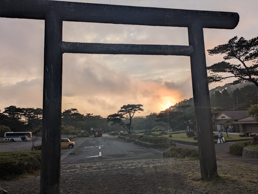 高千穂河原の様子