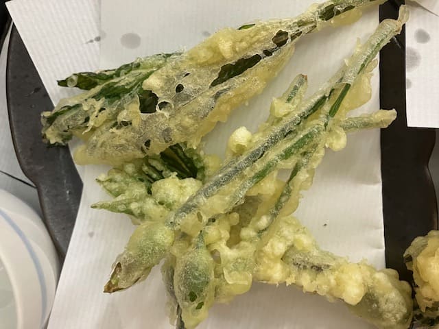 山菜の天ぷら(イメージ)