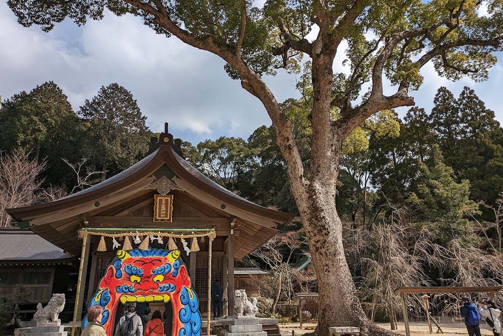 竈門神社社殿