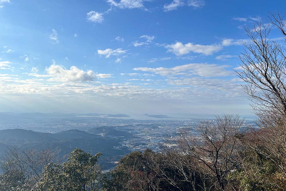 宝満山からの景色