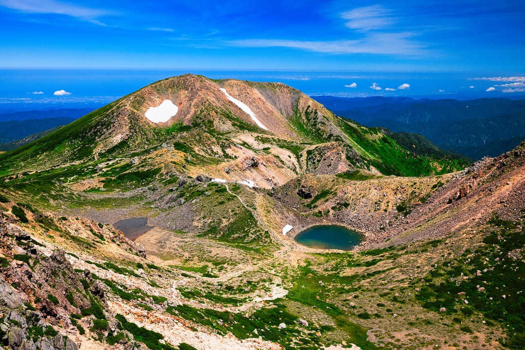 日本三霊山の白山の大汝峰