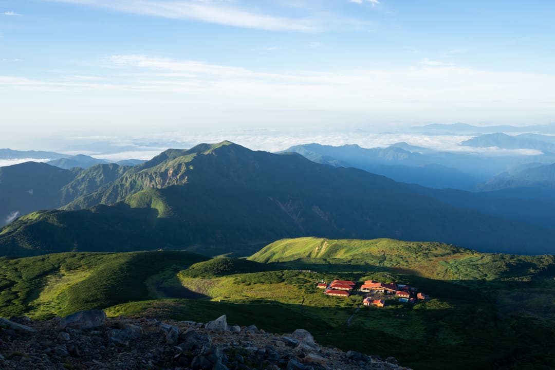 夏の白山登山 雲海