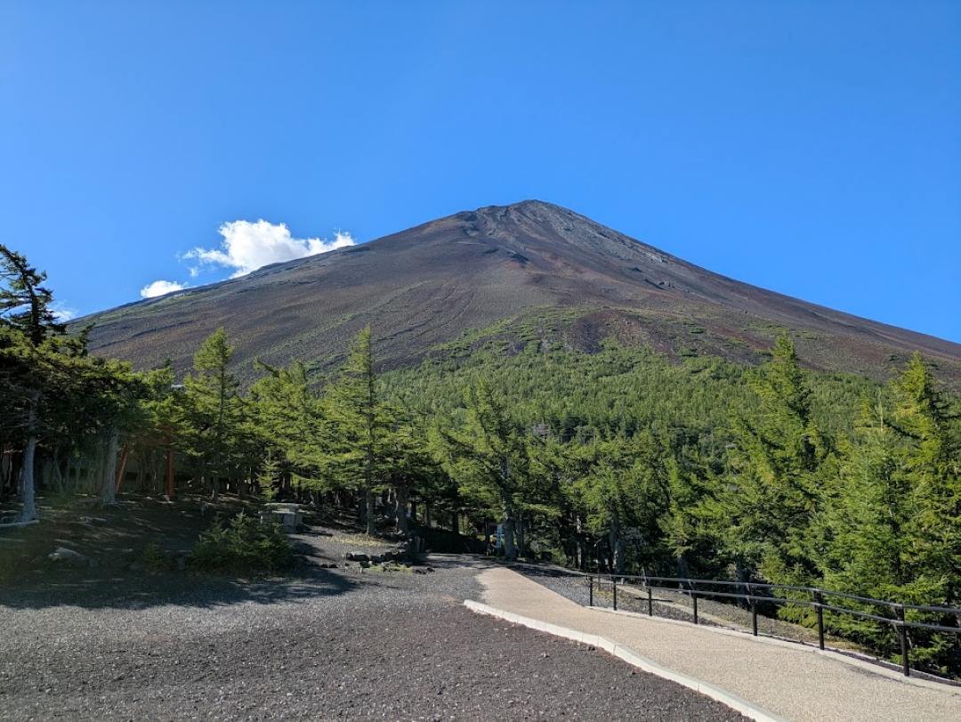 五合目からの富士山