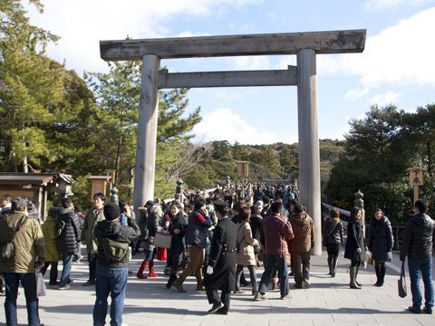 宇治橋鳥居