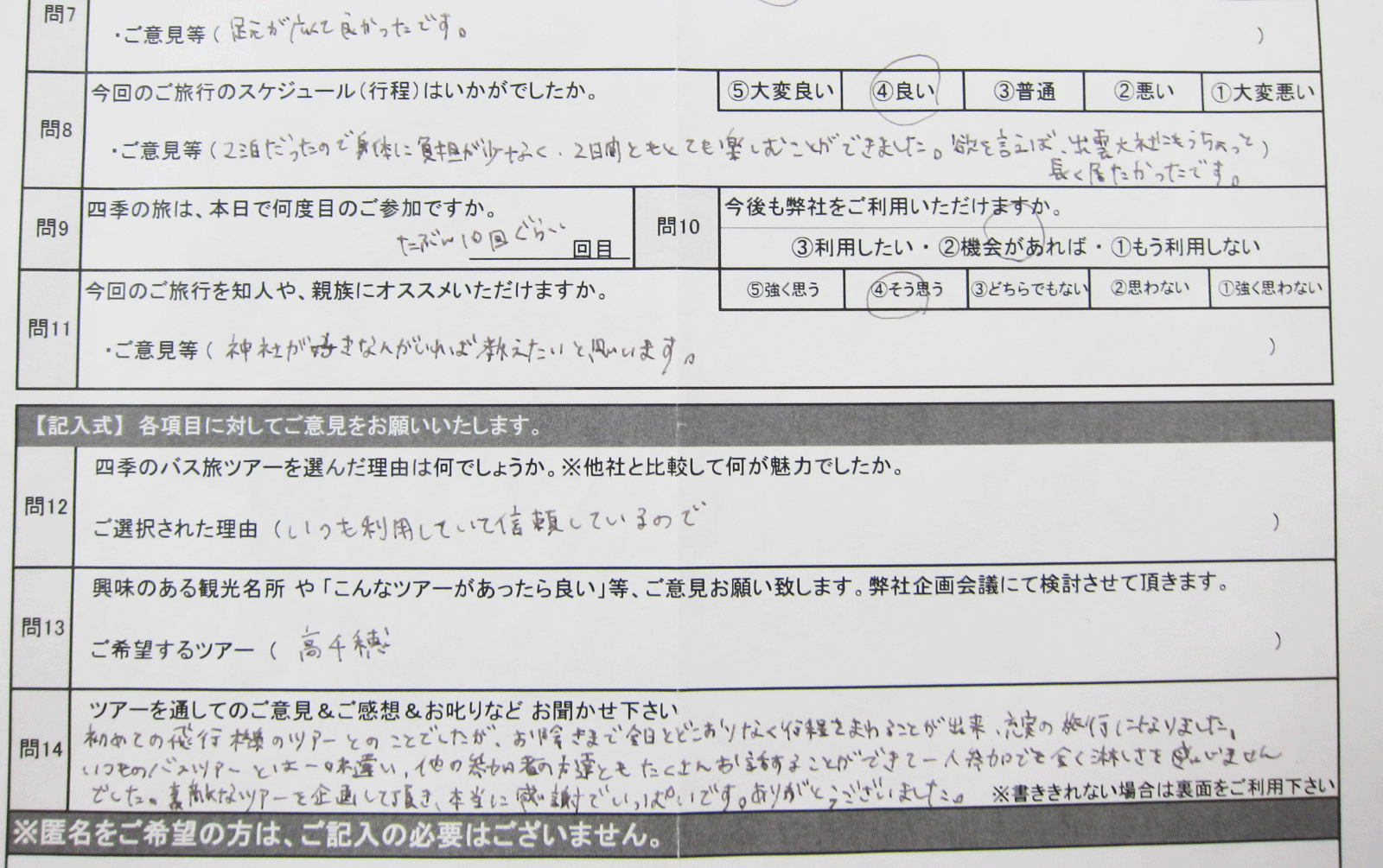 お客様の感想・口コミ1
