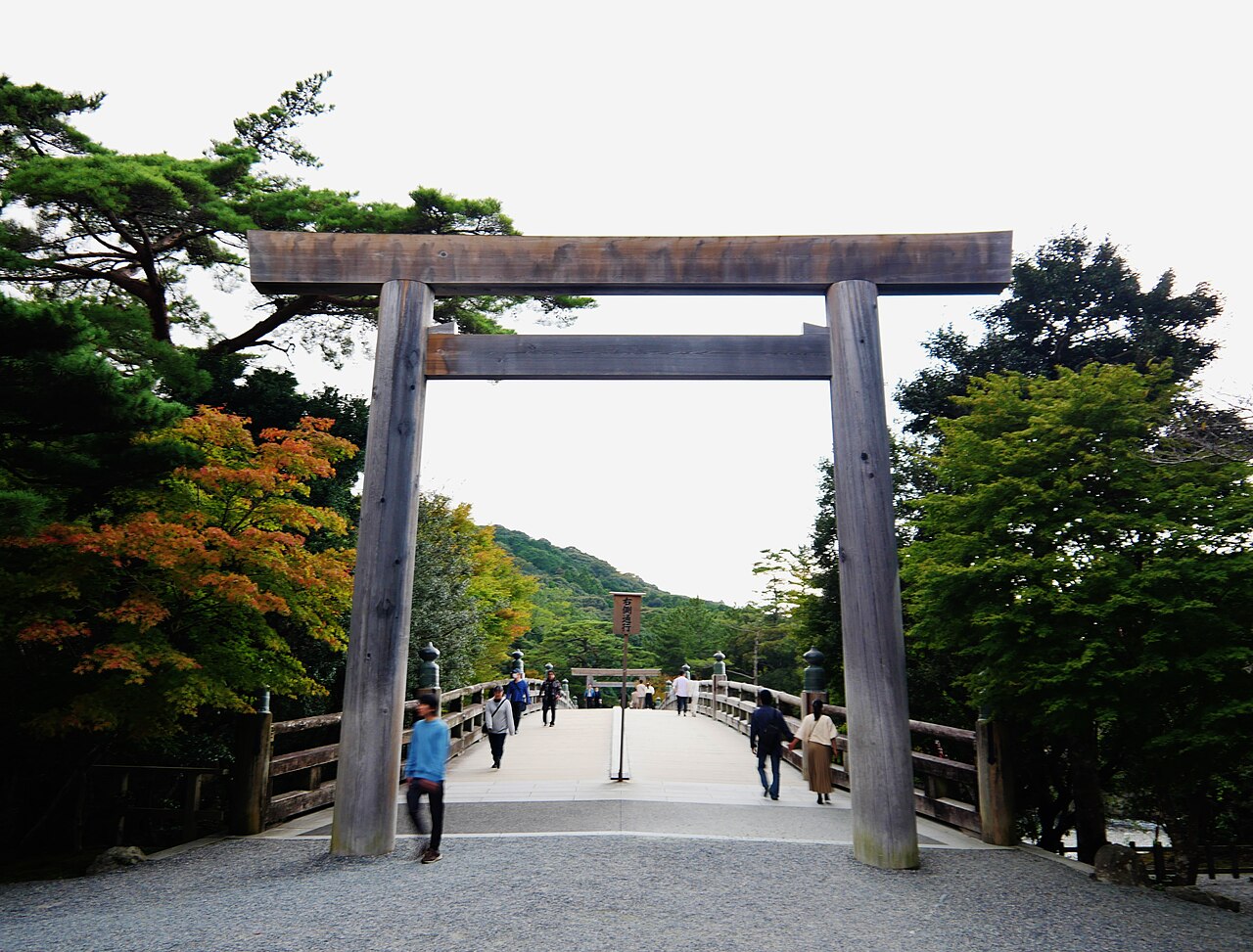 伊勢神宮・宇治橋の鳥居